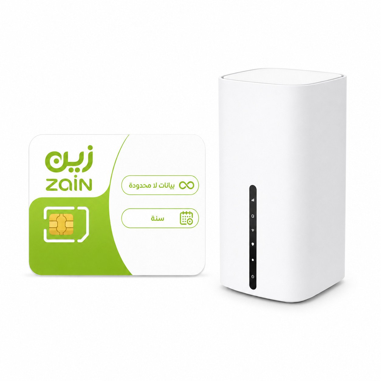 راوتر 5G تي بي لينك NX200 مع شريحة بيانات زين 5G لا محدود مسبق الدفع | سنة